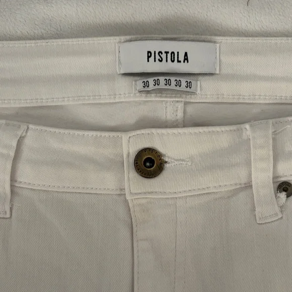 Pistola White Skinny Jeans Size 30 - Picture 4 of 7